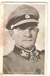 WWII German Postcard SS Sepp Dietrich