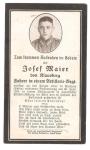 WWII German Remembrance Death Card Poland 1939