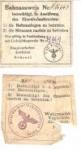 WWII German Bahnausweis Documents