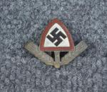 WWII German RAD Cap Insignia Pin