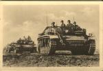 WWII German Photo Panzer Column