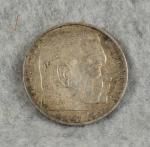 WWII German 1939 Coin 2 Mark