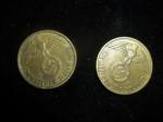 German 5 Reichspfennig Coins 1930s