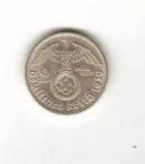 WWII German Coin 2 Mark Hindenburg