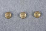 NSDAP 3 German Political Coat Buttons