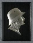German Soldier Bust Wall Plaque