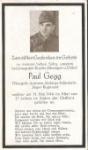 WWII German Death Card Jager Russia