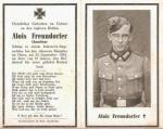 WWII German Death Card Chauffeur 