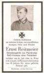 WWII German Death Card RAD Flak