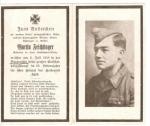 WWII German Death Card Normandy Soldier