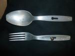 WWII German Fork Spoon Set