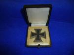 WWII Iron Cross 1st Class Cross Cased