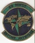 USAF 49th MMSS Flight Patch