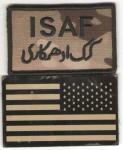 US Army ISAF Multicam & IR Flag Patch