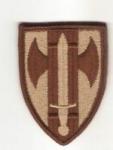 Desert DCU Subdued 18th MP Bde Patch