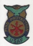 USAF Fire Protection Badge Patch