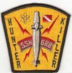USS Los Angeles Submarine SSN-688 Patch