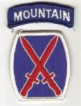 Patch 10th Mountain Division
