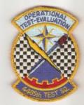 USAF Patch 4485th Test Evaluation Squadron