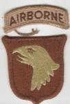 US Army Patch 101st Airborne Division Desert 