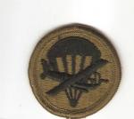 US Army Cap Patch Airborne Subdued Officer