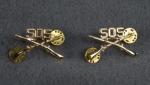 Infantry Officer Collar Insignia Pins 505th