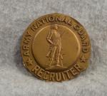 Army National Guard Recruiter Badge Bronze