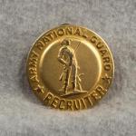 Army National Guard Recruiter Badge Gold