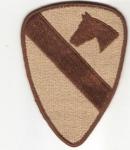 US Army Patch 1st Cavalry Division DCU Desert 