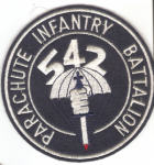 Patch 542nd Parachute Airborne Infantry Battalion