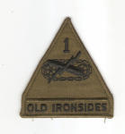 Patch 1st Armored Division Subdued