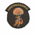 Airborneasaurus Paratrooper Airborne Novelty Patch