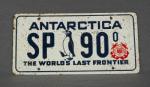 Coast Guard Antarctica License Plate