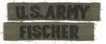 US Army & Name Tape Theater Made Patch