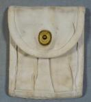 US Army White 45 Spare Magazine Pouch