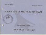 Major Soviet Military Aircraft Booklet 1984
