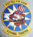 74th TAC FTR SQDN Flying Tigers Patch