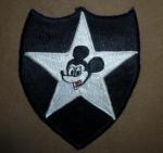Mickey Mouse 2nd Infantry Division Patch