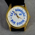 USS Honolulu CL48 Blue Goose Wristwatch 