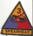 US 3rd Armored Division Patch & Tab