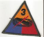 US Army 3rd Armored Division Patch