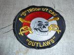 Cavalry Patch D troop 1/7 Outlaws