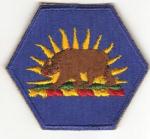 Army California National Guard Patch
