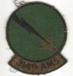 USAF 314th AMS Patch