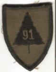 91st Division Subdued Patch