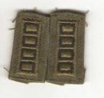 Warrant Officer Rank Patch Pair CWO4