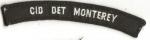 USN CID Detachment Monterey Tab Patch