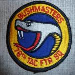 78th TAC FTR SQ Bushmaster Patch