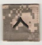 US Army ACU Private Rank Patch