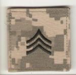 US Army ACU Sergeant Rank Patch